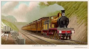 Vintage Train Image Stampe: Pullman Limited Express