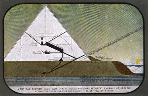 Ancient Egypt History Stampe: Pyramid Interior