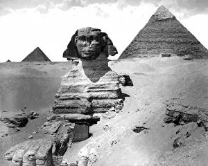 Egyptian Historical Monuments Stampe: Pyramids and Sphinx, Egypt