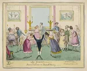 Regency Era Art Prints Stampe: Quadrille Inconveniences