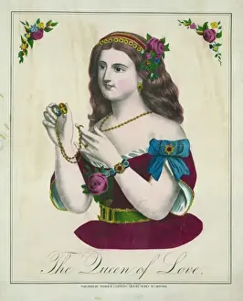 Victorian Era Romance Stampe: The queen of love