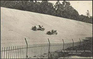 Brooklands Racing Circuit Stampe: Racing at Brooklands