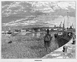 Ramsgate Harbour Stampe: Ramsgate, Kent