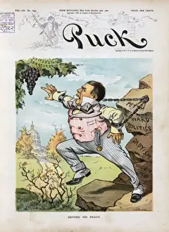 Puck Magazine Art Stampe: Beyond his reach