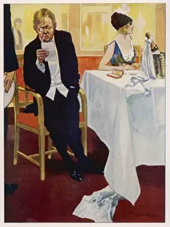 20th Century Britain Stampe: Receiving the Check
