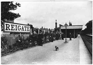 English Railway History Stampe: REIGATE - 1909