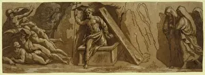 Chiaroscuro Painting Stampe: The resurrection