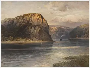 Rhine Valley Landscape Stampe: Rhine / Lorelei C1905