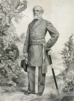 Confederate Army Leaders Stampe: Robert E. Lee