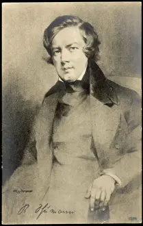 Stampe di Robert Schumann, musicista tedesco Robert Schumann Stampe: Roberto Schumann/Rumpf