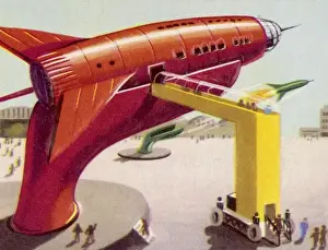 Military Equipment Stampe: Rocket Launcher