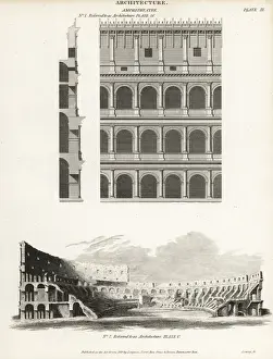 Universal Dictionary Of Arts Images Stampe: Roman ampitheatre