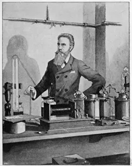 German Physicist Biography Stampe: Rontgen / Hodgson / Lab