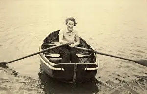 Vintage Rowing Images Stampe: Rowing in 1935