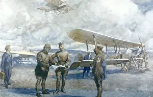 Stampe di La Royal Flying Corps è creata come nuova branca delle forze armate britanniche Data del 1914 Aerei E Aviazione Stampe: Corpo Aereo Reale (C.A.R.) Fatto