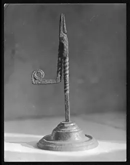 Antique Lighting Fixtures Stampe: Rushlight Holder