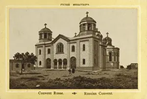 Russian Church Architecture Stampe: Russian Convent
