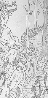 Historical Paranormal Images Stampe: Sabbat Coupling