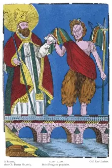Religious Artwork For Sale Stampe: Saint Cado / Devigne