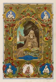 Early Christian Saints Stampe: Saint Pacomius