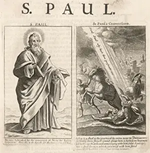 Saint Paul Conversion Stampe: Saint Paul, and his conversion