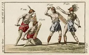 Ancient Italian History Stampe: Samnite Warriors