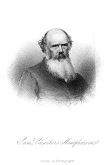 Historical Figures Of India Stampe: Samuel Ch. Macpherson