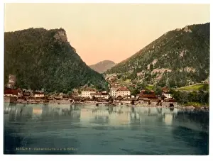 Lower Austria Views Stampe: Sarningstein, (i. e. Sarmingstein), Lower Austria, Austro-Hu