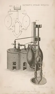 Old Steam Engine Pictures Stampe: Saverys Steam Engine