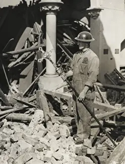 The Blitz 1940s Stampe: Saving the processional cross - The Blitz