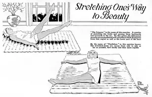 Stretching Exercises For Women Stampe: Scissors and Pendulum - Exercise regime for 1927