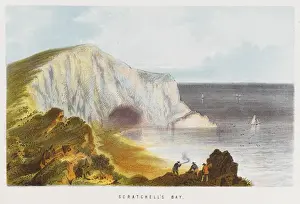 UK Beaches Stampe: Scratchells Bay