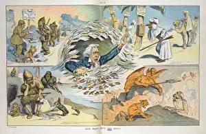 Vintage American Cartoons Stampe: How many have you sent?