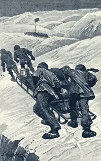 Shackleton Expedition Stampe: Shackleton / Sledging / 1908