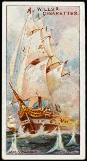 British Warships History Stampe: SHIP CAPTAIN