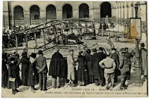 World War I Events Stampe: Shot-Down Gotha