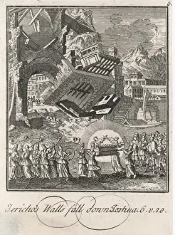 Biblical Battle Scenes Stampe: Siege of Jericho