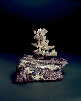North American Minerals Stampe: Silver on Copper