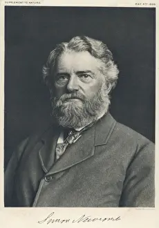 American Astronomer Stampe: Simon Newcomb