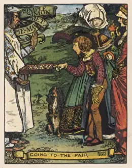 Historical Nursery Rhymes Stampe: Simple Simon