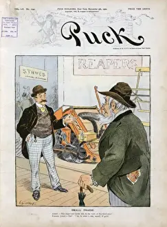 Vintage Cartoon Illustration Stampe: Small praise