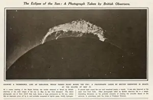 Total Solar Eclipse Photos Stampe: Solar Eclipse 1919