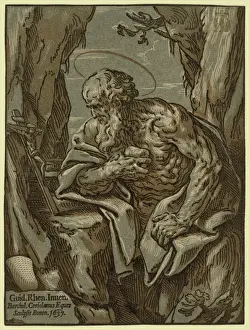 Chiaroscuro Painting Stampe: St. Jerome