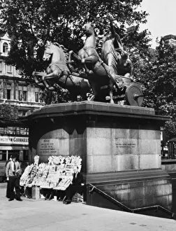 Queen Of The Iceni Stampe: Statue of Boadicea
