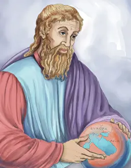 Ancient Greek Historian Stampe: Strabo