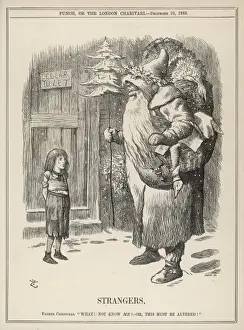 Historical Christmas Scenes Stampe: Strangers! Not Know Me