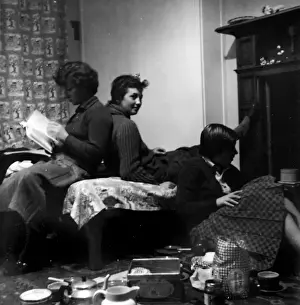Physical Education History Stampe: Students studying in digs