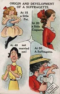 Womens Rights 1909 Stampe: Suffragette Origin and Development