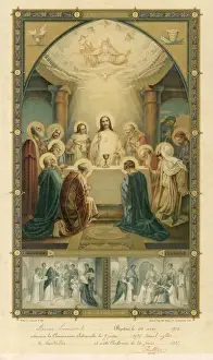 Religious Artwork For Sale Stampe: Supper / Jesus & Disciples