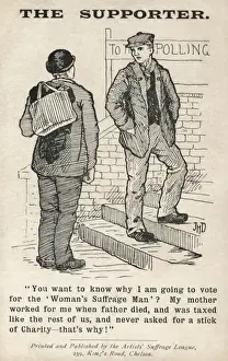 Womens Suffrage Rights Stampe: The Supporter